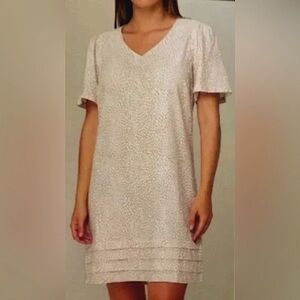 NWT Nicole Miller Linen Blend Dress - Size L